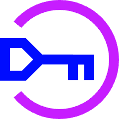 Key Password Access Icon from Sharp Neon Set