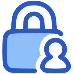 Lock Account Icon from Plump Duo Set