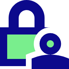 Lock Account Icon from Sharp Pop Set