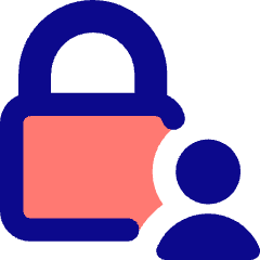 Lock Account Icon from Core Pop Set