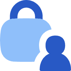 Lock Account Icon from Flex Flat Set