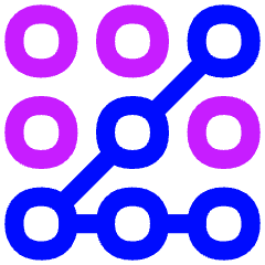 Lock Pattern Icon from Flex Neon Set