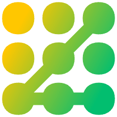 Lock Pattern Icon from Flex Gradient Set