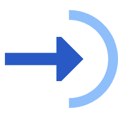 Login Import Icon from Sharp Flat Set
