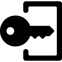 Login Key 2 Icon from Ultimate Bold Set