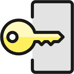 Login Key 2 Icon from Ultimate Colors Set