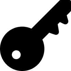 Login Key Icon from Ultimate Bold Set