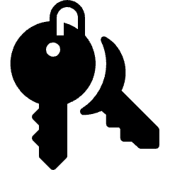 Login Keys Icon from Ultimate Bold Set