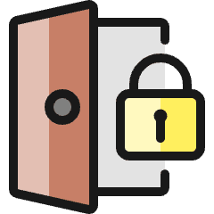 Login Lock Icon from Ultimate Colors Set