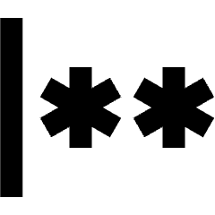 Login Password Icon from Sharp Solid Set