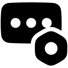 Login Setting Bolt Nut Icon from Plump Solid Set