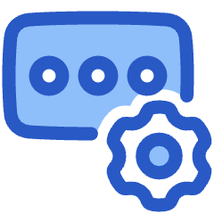 Login Setting Gear Icon from Plump Duo Set