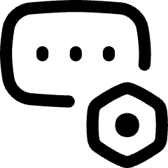 Login Setting Bolt Nut Icon from Flex Line Set
