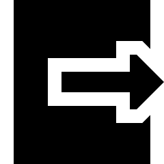 Logout 1 Icon from Sharp Solid Set