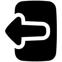 Logout 1 Icon from Plump Solid Set