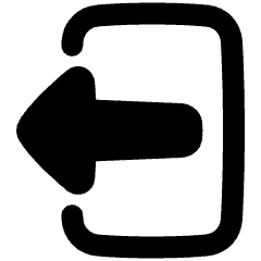 Logout 1 Icon from Plump Remix Set