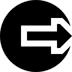 Logout 2 Icon from Sharp Solid Set