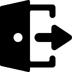 Logout 2 Icon from Ultimate Bold Set