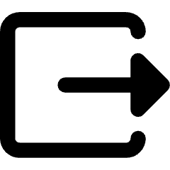 Logout 3 Icon from Core Remix Set