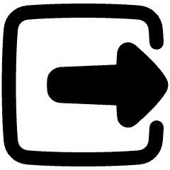 Logout 3 Icon from Plump Remix Set