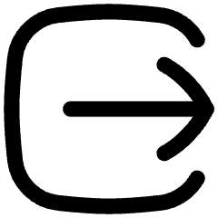 Logout 3 Icon from Flex Line Set