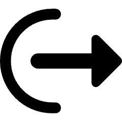 Logout Export Icon from Core Remix Set