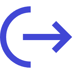 Logout Export Icon from Sharp Duo Set