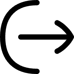 Logout Export Icon from Flex Line Set