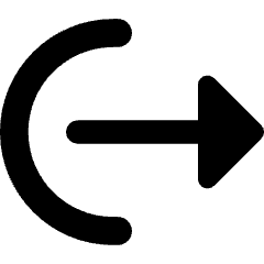 Logout Export Icon from Core Solid Set