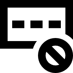 Password Block Icon from Sharp Remix Set