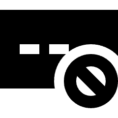 Password Block Icon from Sharp Solid Set