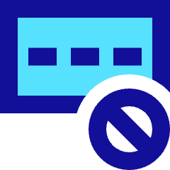 Password Block Icon from Sharp Pop Set