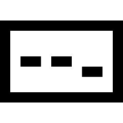 Password Input Icon from Sharp Line Set