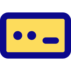 Password Input Icon from Core Pop Set