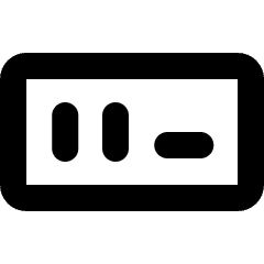 Password Input Icon from Micro Line Set