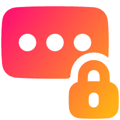 Password Lock Icon from Plump Gradient Set