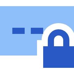 Password Lock Icon from Sharp Flat Set