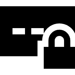 Password Lock Icon from Sharp Solid Set