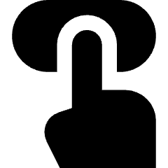Press Button Icon from Core Solid Set