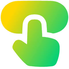 Press Button Icon from Plump Gradient Set