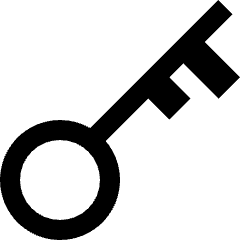 Key Circle Icon from Nova Line Icons Set