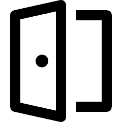 Log In Door 1 Icon from Nova Line Set