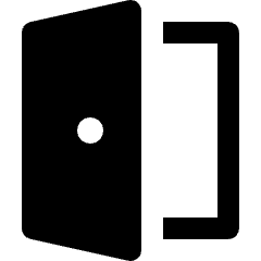 Log In Door 1 Icon from Nova Solid Set