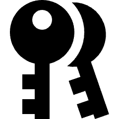 Log In Keys Icon from Nova Solid Set