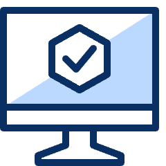 Computer Check Icon from Cyber Duotone Set