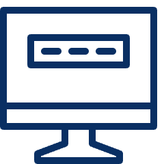 Computer Login Icon from Cyber Line Set