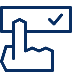 Cursor Correct Icon from Cyber Line Set