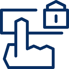 Cursor Lock Icon from Cyber Line Set