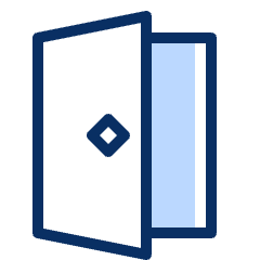 Door Icon from Cyber Duotone Set