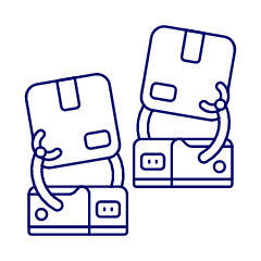 Mobile Robot 1 Illustration from UX Line Set